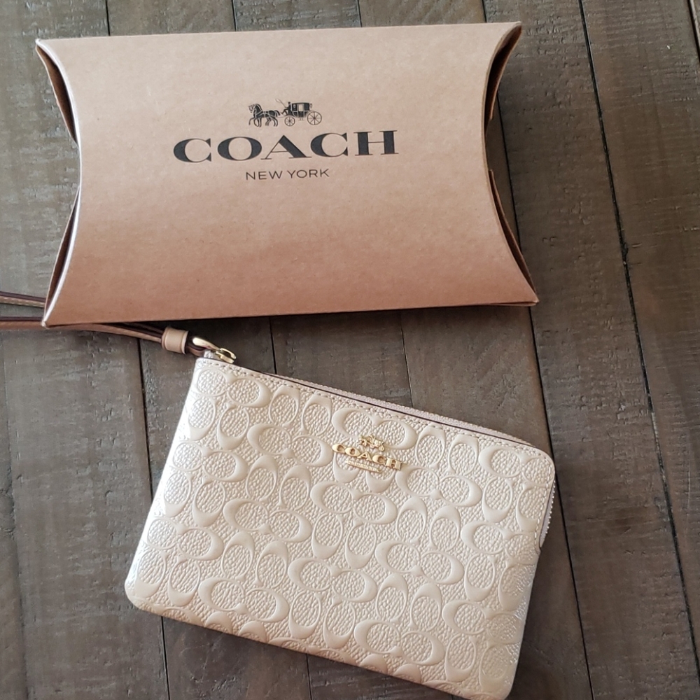 Coach small wristlet